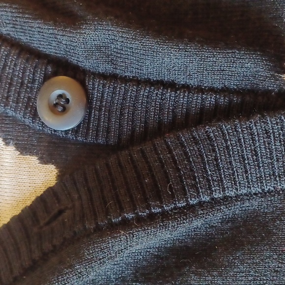 DOLLSKILL 2X TRICKZ N TREATZ BLACK/WHITE LONG-SLEEVED CARDIGAN BUTTON DOWN - Picture 12 of 16